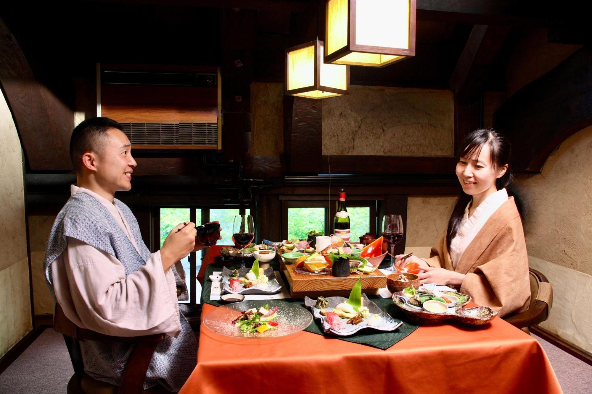 Satonoyu Waraku 13 Years Or Older Hotell Minamioguni Exteriör bild